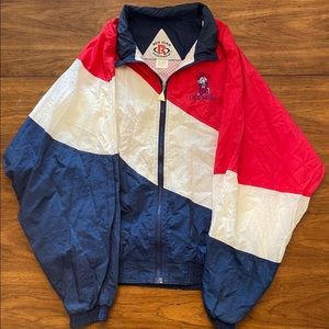 Throwback Ole Miss Windbreaker Zip Jacket